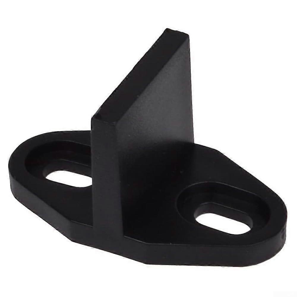 Barn Door Floor Guide Matte Black Sliding Door Hardware Kit with Nylon Guide, 10 Pack