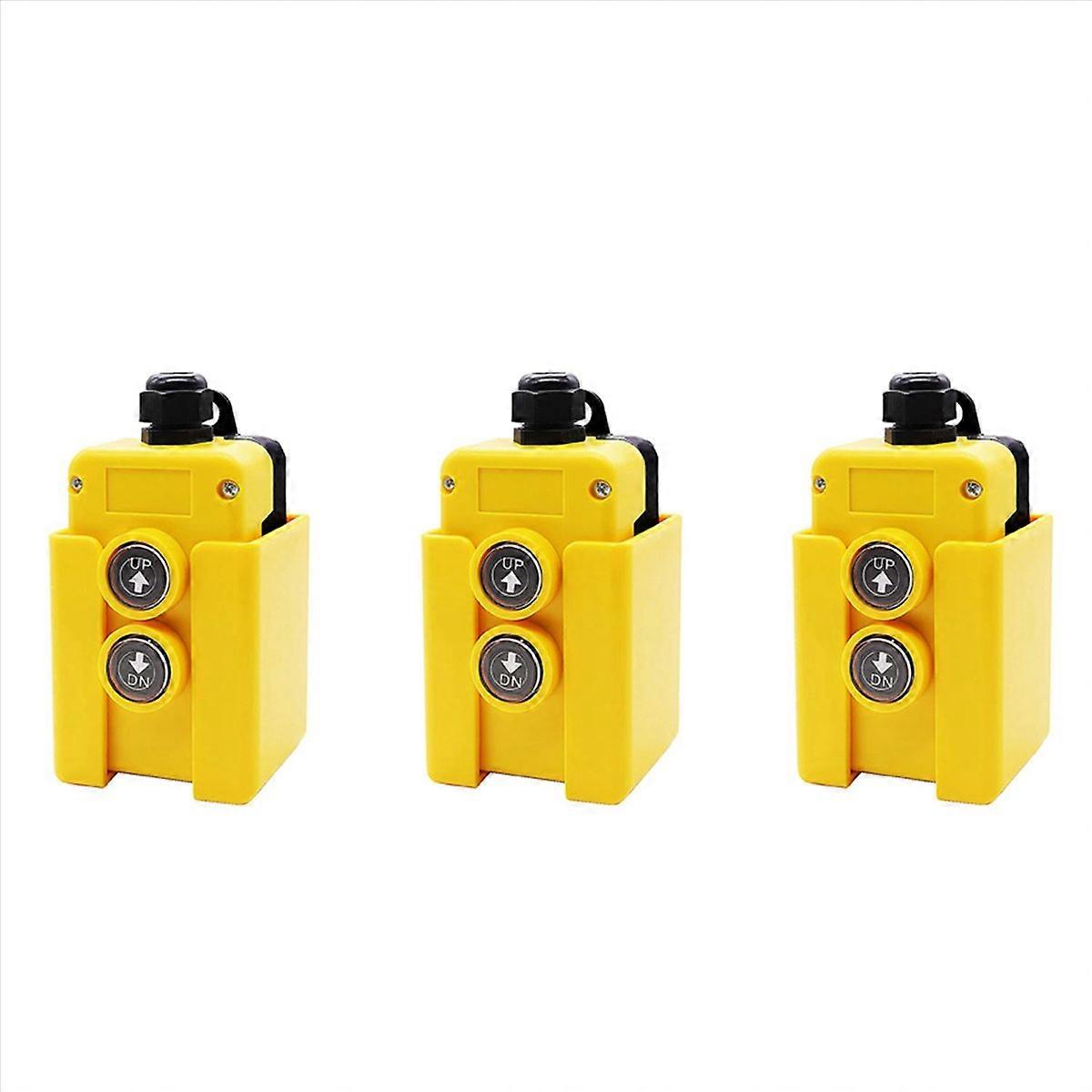 3X Dump Trailer Remote Control Switch 12V DC Up Down Control Switch Hydraulic Pump Power Acting Lift