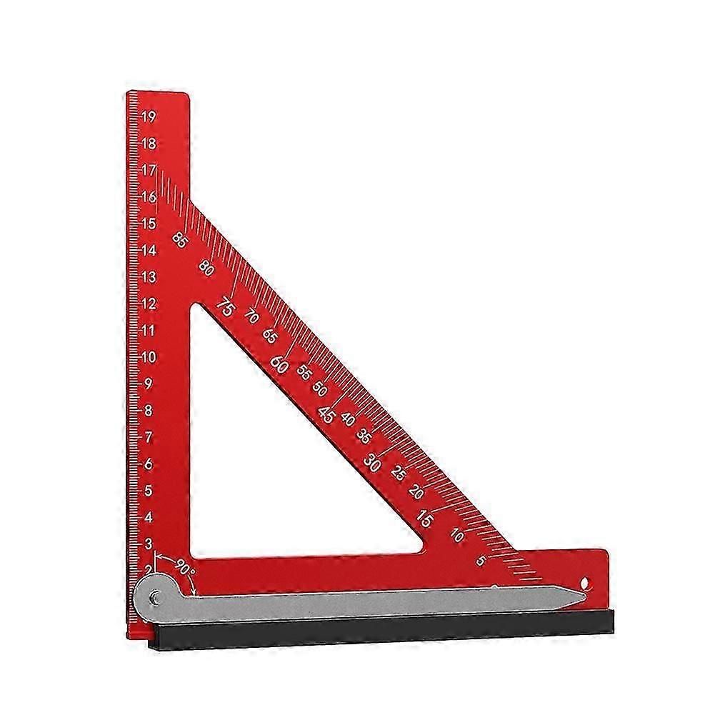 Horizontal Angle Ruler 90 Degree Measuring Ruler Triangle Woodworking Ruler