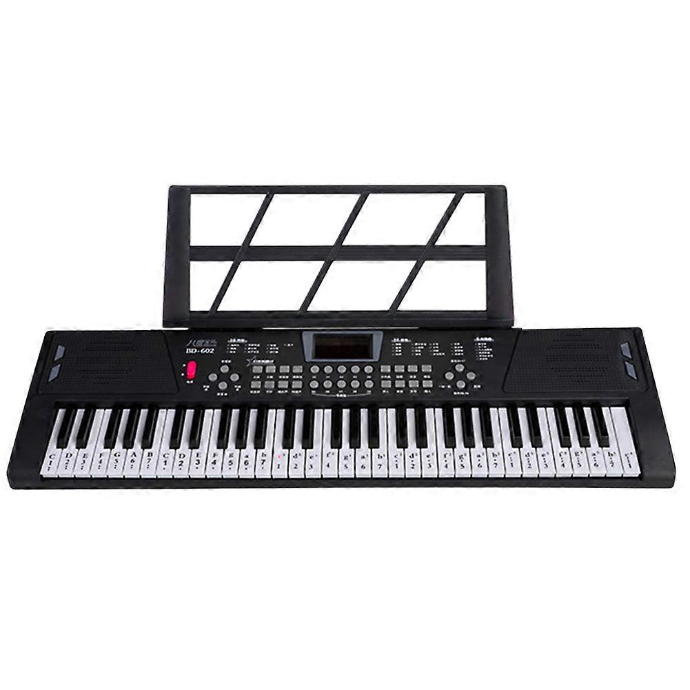 61 Key Electronic Keyboard Piano W/ Keyboard Stand Musical Mini Keyboard Piano Portable Music Keyboard for Beginners Kids Adults