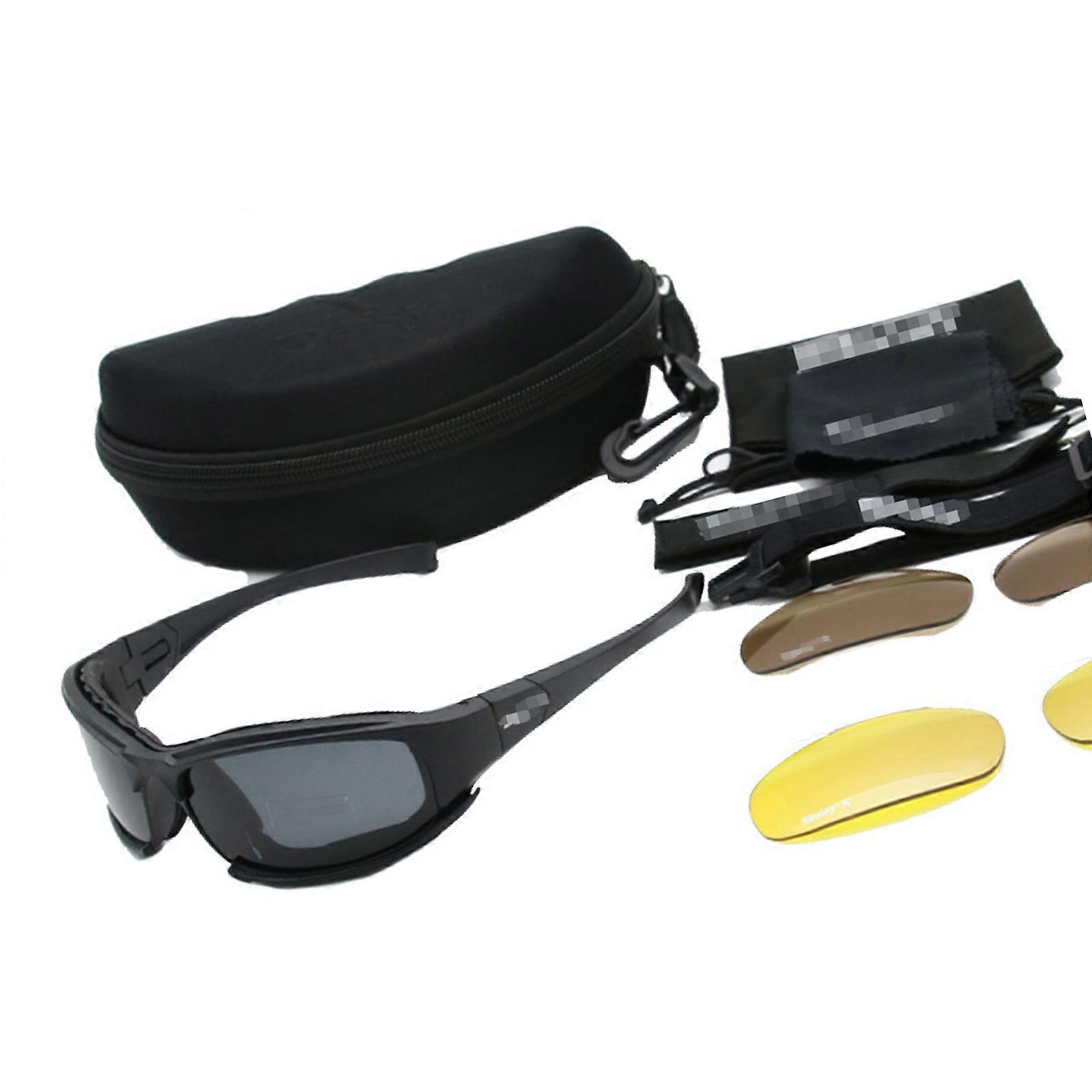 Ergonomic Impact Resistant Motorcycle Goggles Windproof Protective Glasses for High Speed Riding and Harsh Environments Multicolor