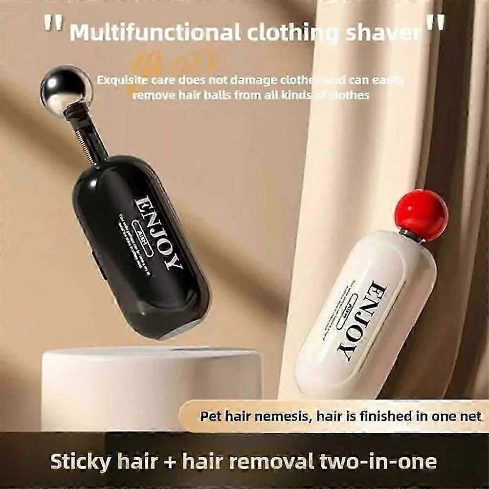 Reusable Sticky Roller Ver2, with Retractable Built-in Hair Removal Stick