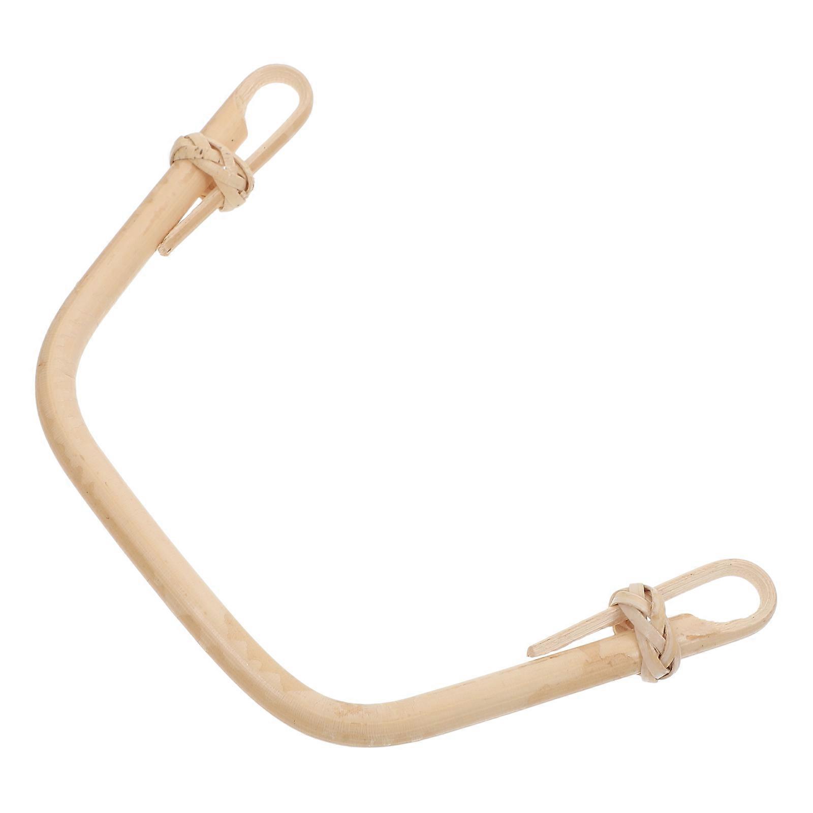 Pot Handle Replacement Bamboo Handle For Unique Purses And Whistling Kettle Suitable For Tea House And Office 13.20X8.50X0.90CM 1Pack