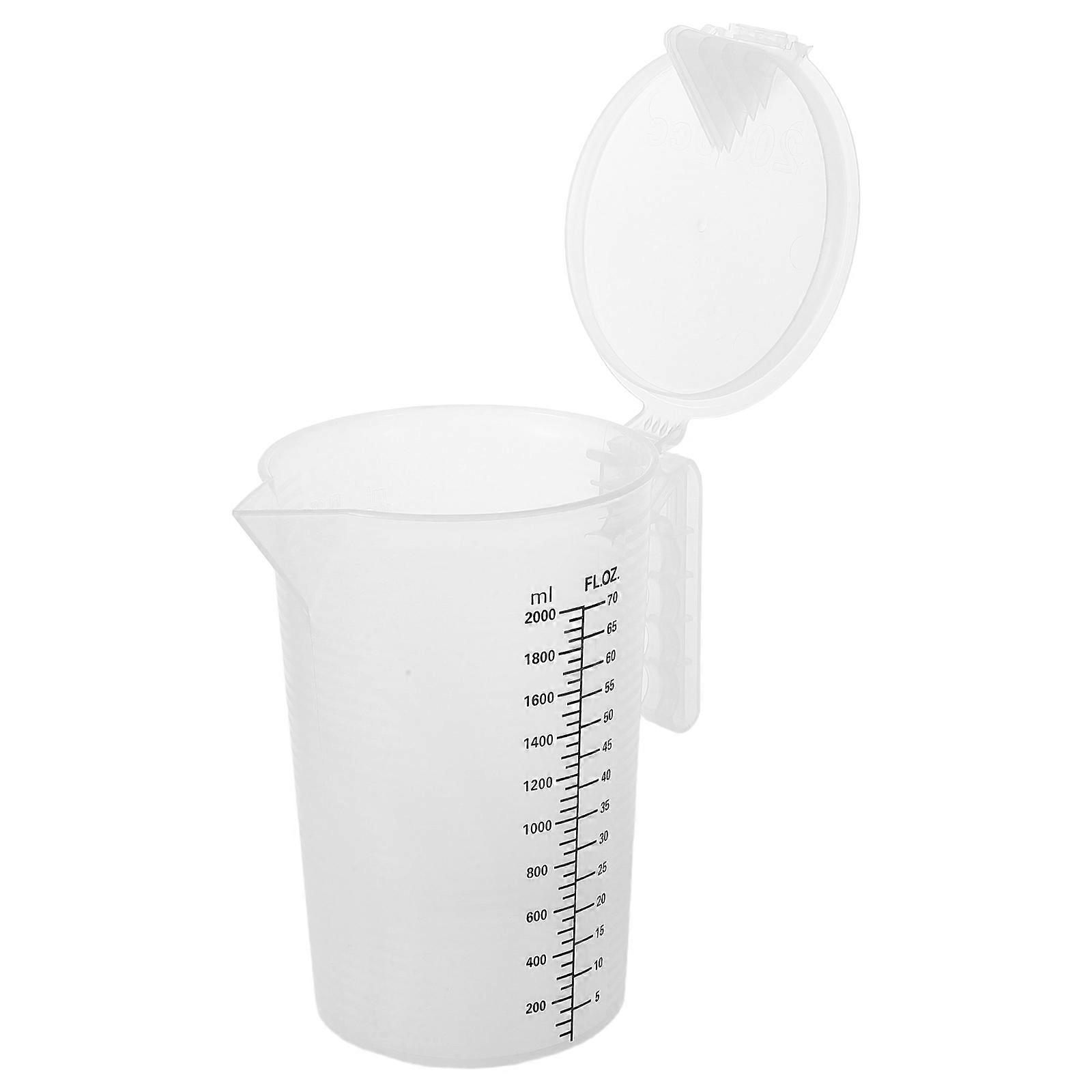 Plastic Measuring Jug with Clear Scale for Liquid Measurement 2L