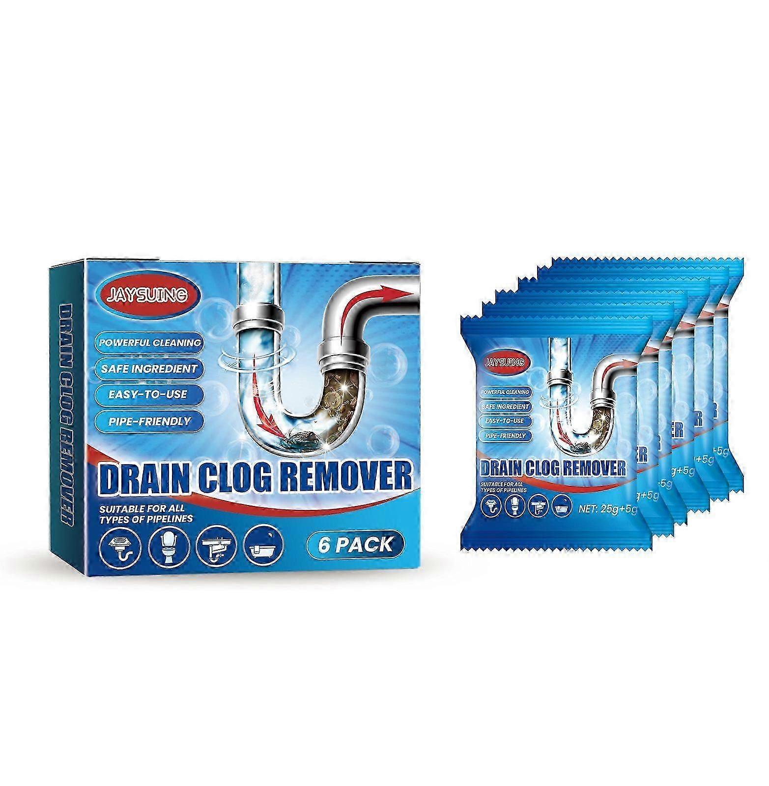 Drain Blockage Removal Powder contains baking soda, lemon extract