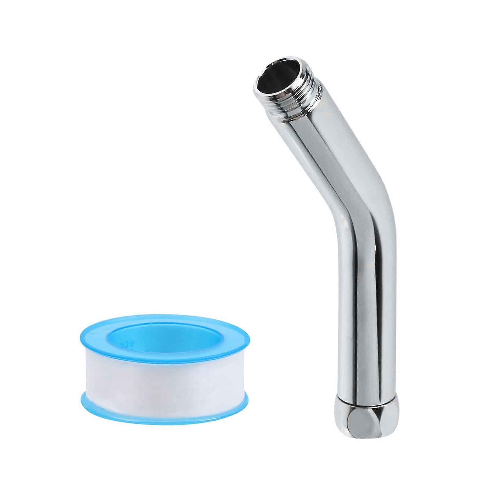 12Pcs Adjustable 135° Shower Head Adapter with Extension Arm, Leakproof Universal Fit Connector