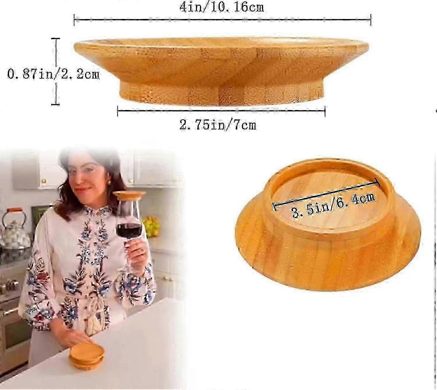 Set mit 6 Dekorationen für Weinglas, Wurstwaren, Bambusweinglas, Wurstplatte, Aperitifplatten für Weinglas 6 Stück. 0619