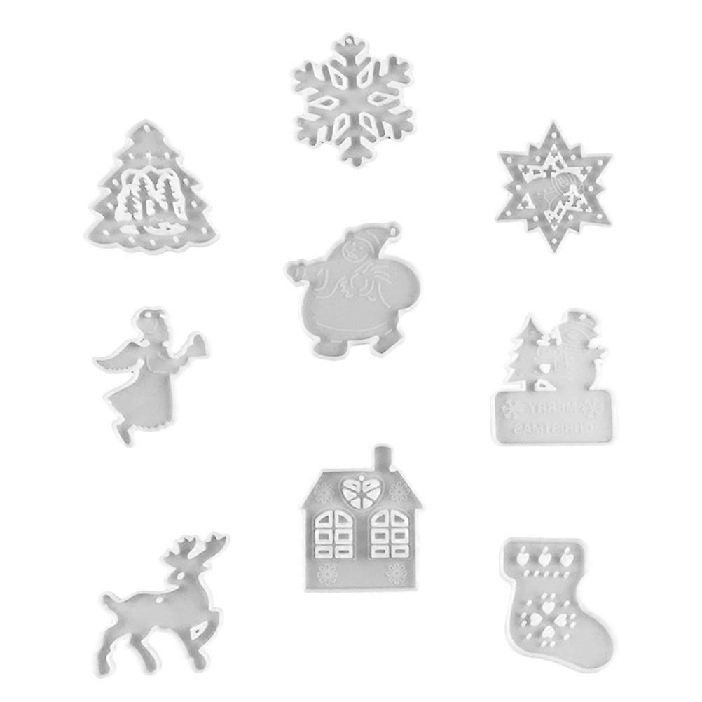 18Pcs Holiday Wind Chime Pendant Mold for Pendant Making