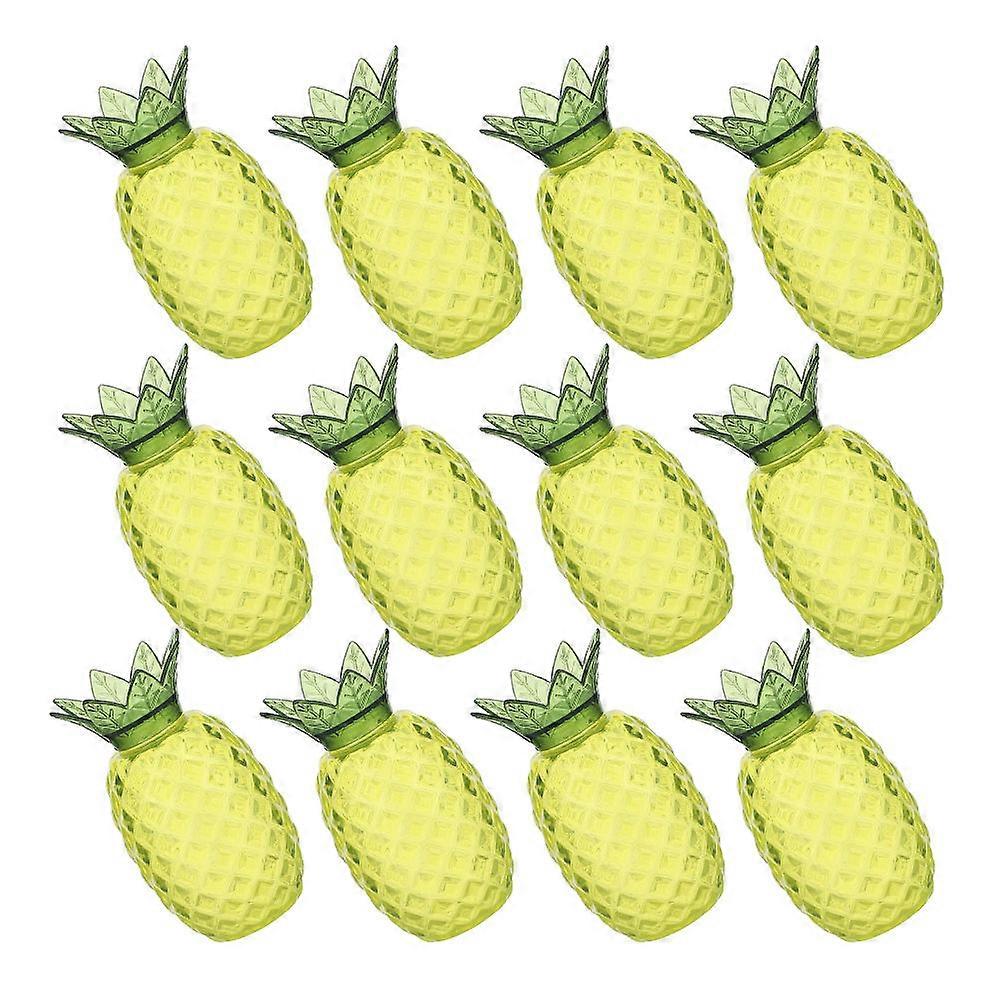 Plastic Candy Boxes Pineapple Candy Box for Party Treat 48Pcs