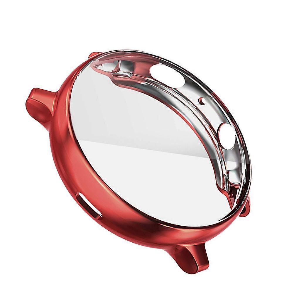 Electroplate Watch Case Anti-Scratch Protection For Watch Active 2 Red Color 40mm Stylish Design 1Pack