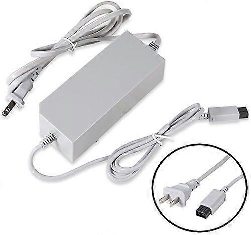 Power Adapter for Nintendo Wii Console, Reliable AC Charger Power Supply Cord for Home and Travel