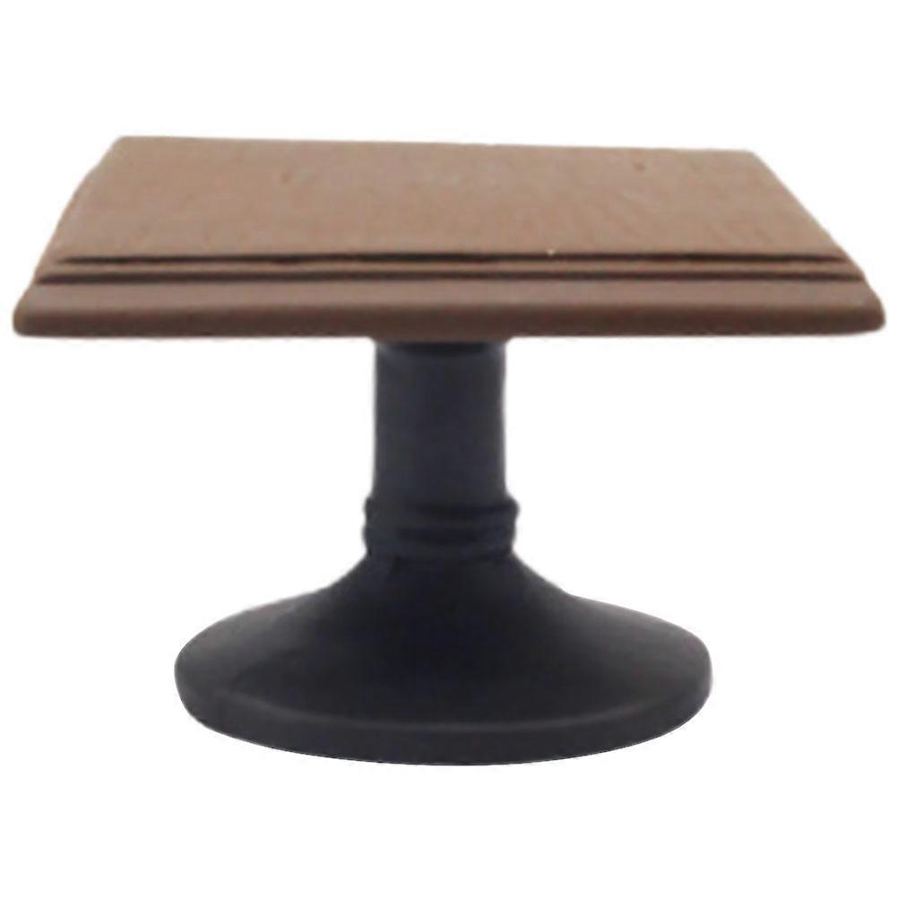 Miniature Table for Decor with Resin Mini House Square Table