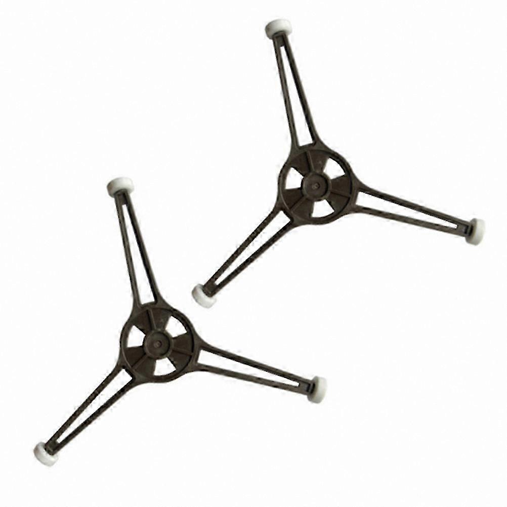 Plastic Rotating Bracket for Microwave Glass Tray 24.5cm Support Holder 2Pcs