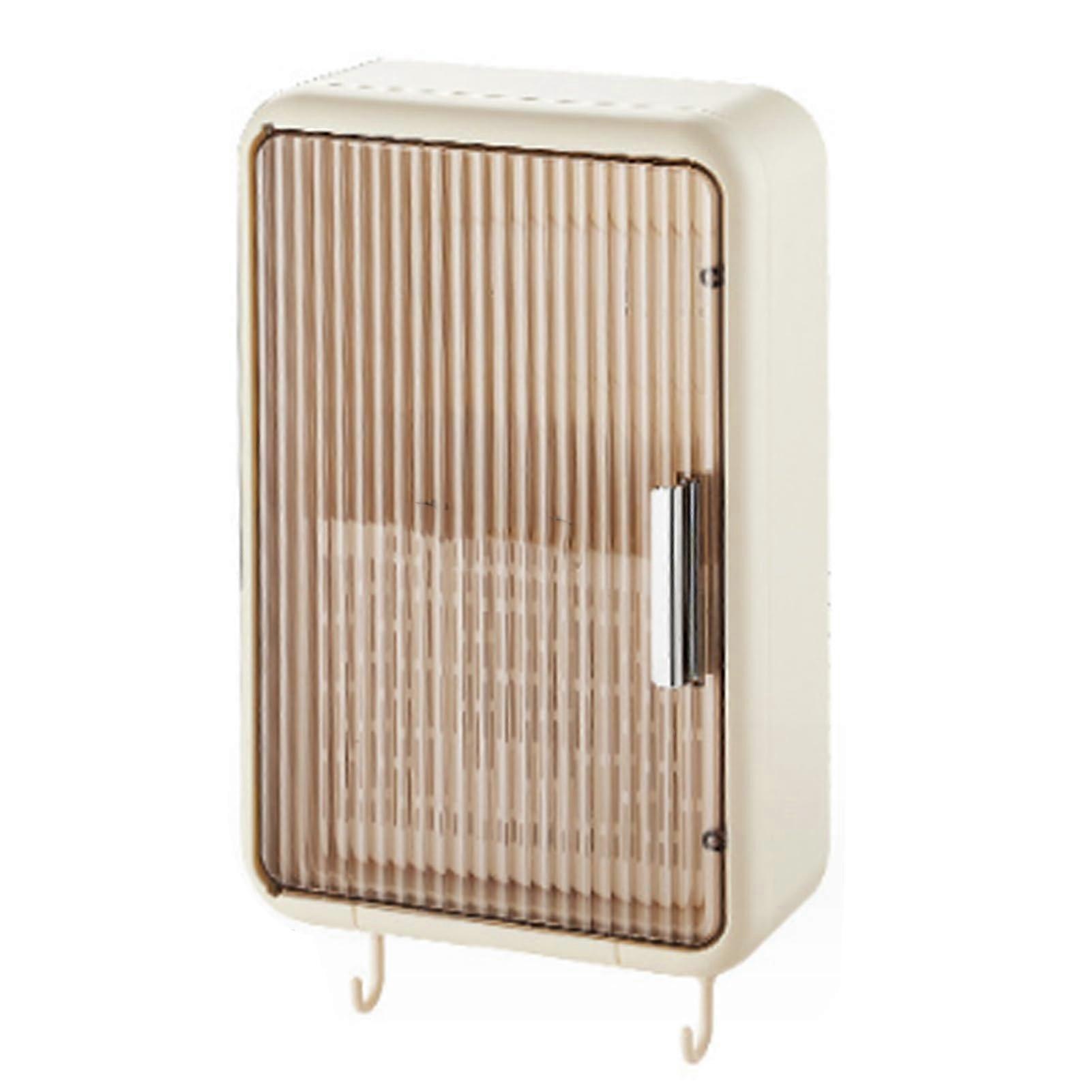 Wall Mounted Utensil Holder with DustProof Cover and Drainage for SpaceSaving Kitchen Storage