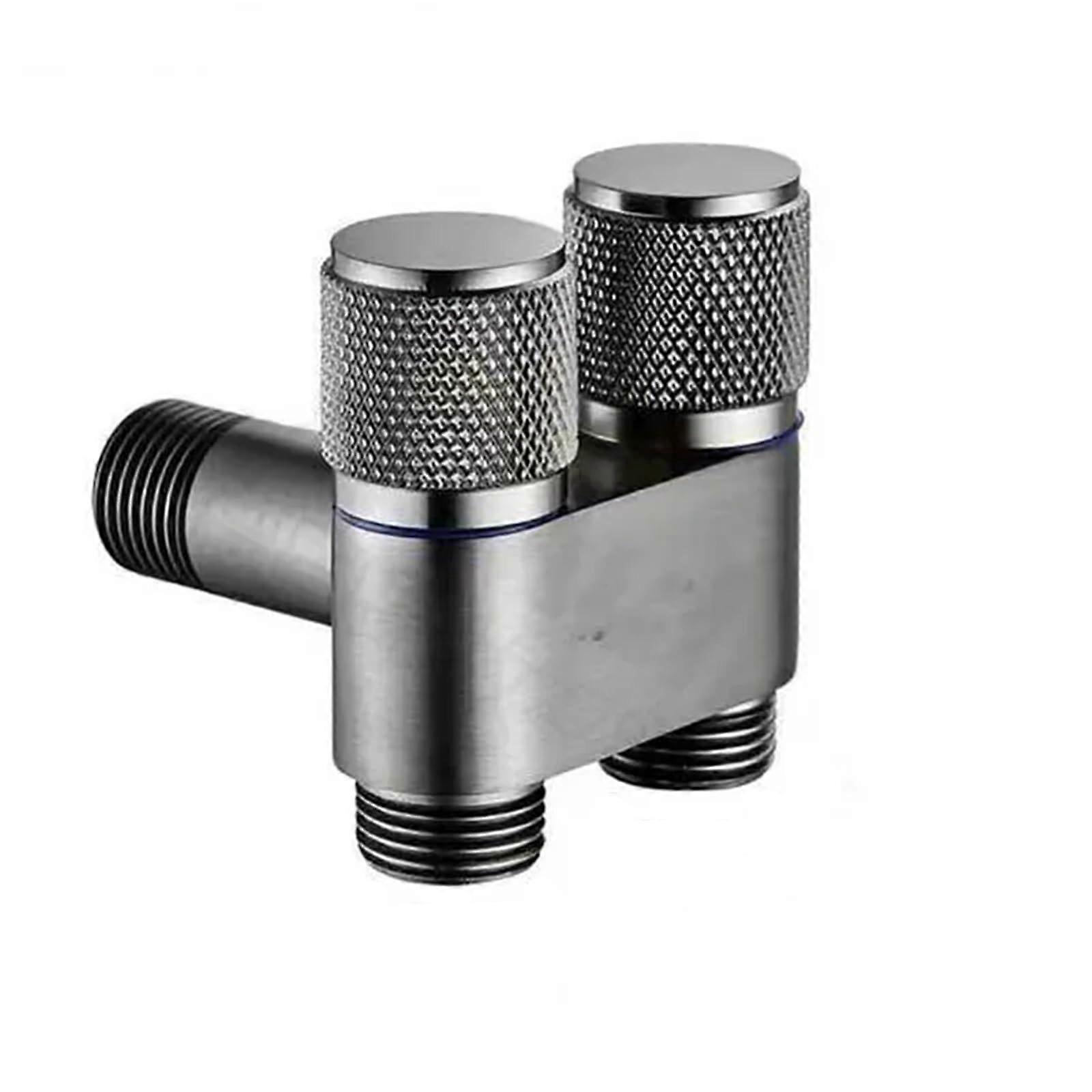 Angle Stop Valve 3pcs G1/2 Bidet Sprayer Shut Off for Toilet and Sink, CorrosionResistant