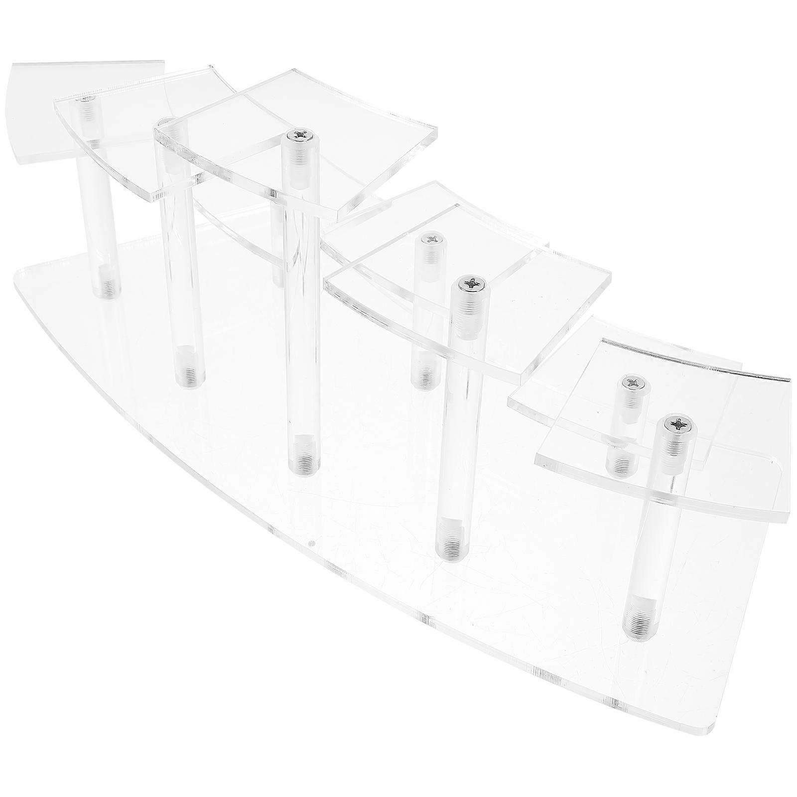 Perfume Display Stand Multi-Layer Display Rack for 2Pcs Household Desktop