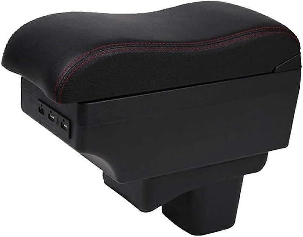 Car Armrest Box for Suzuki Baleno 20172019, Leather Centre Console Organizer with Extra Storage