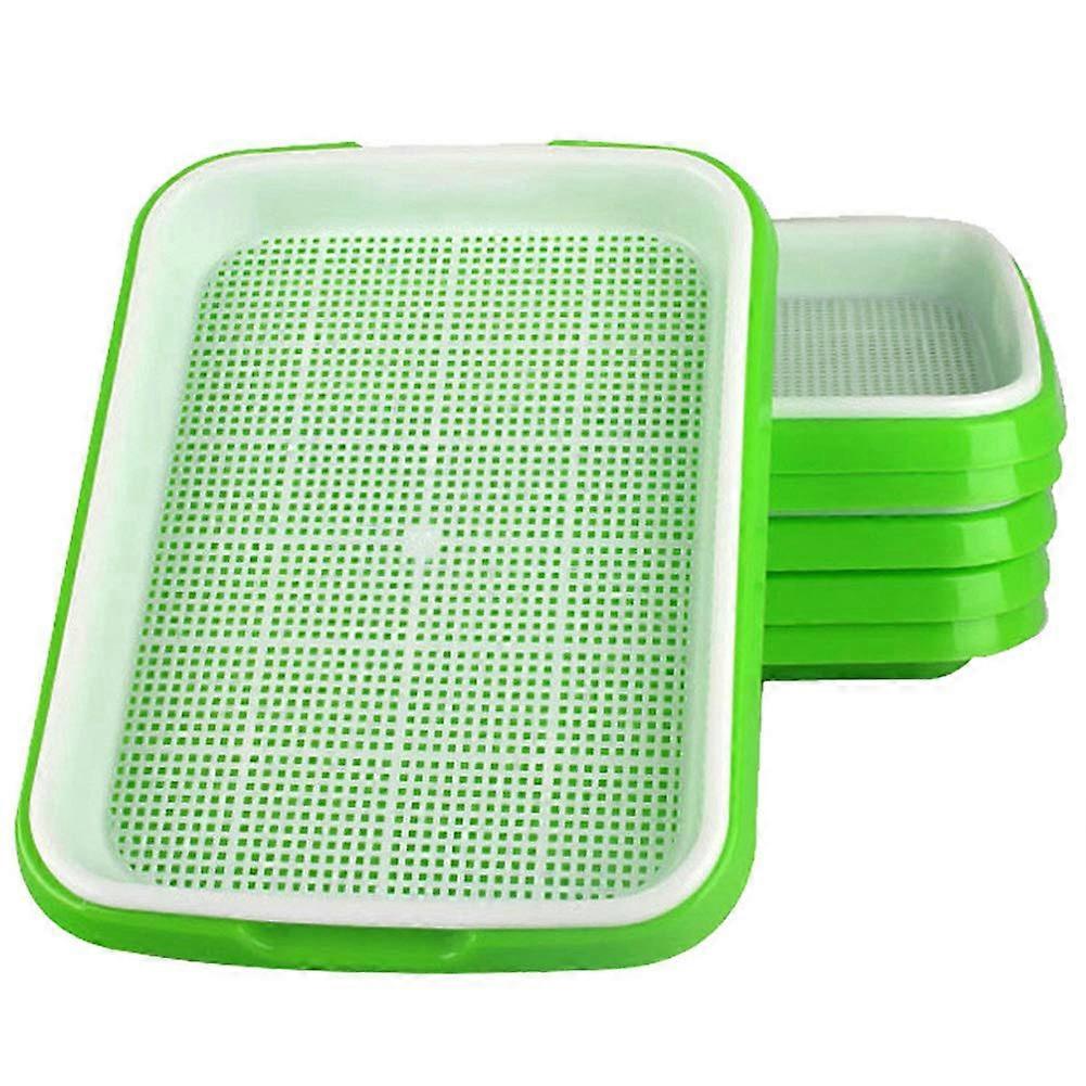 Seed Sprouter Tray Pack for Microgreens with  Germination Rate, Stackable BPA Hydroponic Kit