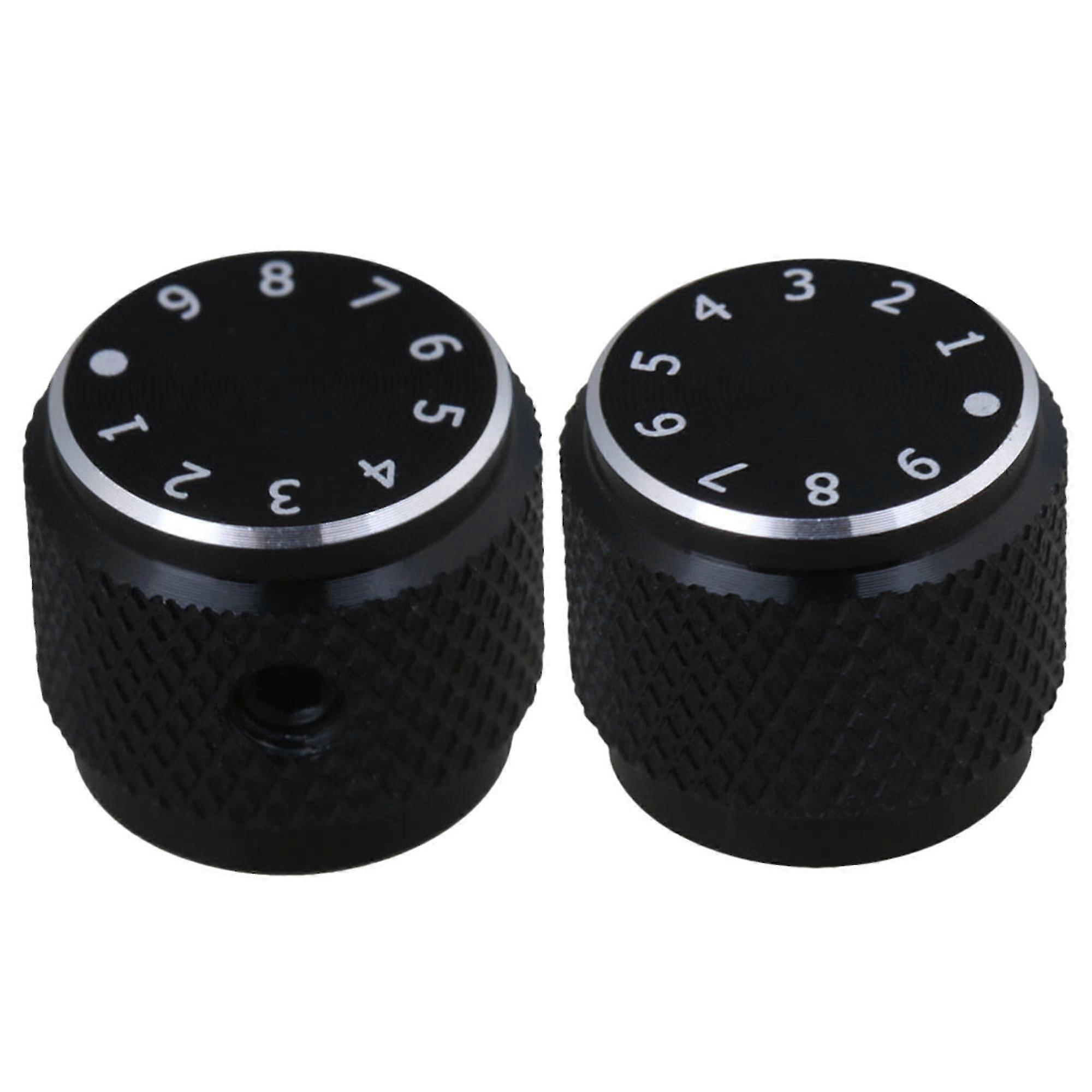 Musical Instrument Amplifier Knobs 2pcs Aluminum Hifi Speaker Amplifier Potentiometer Effects Knobs Ppm-2034 25-26