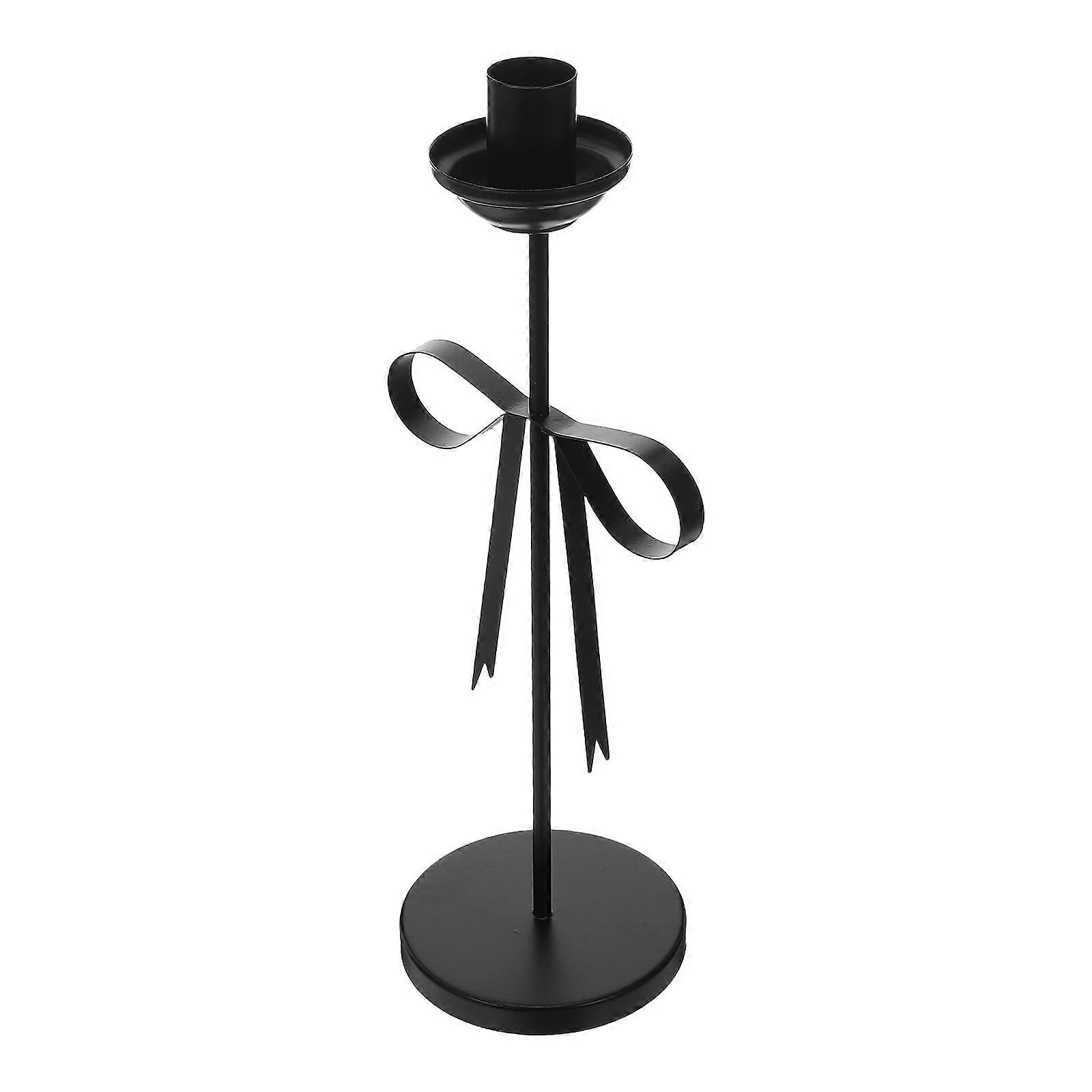 Black Iron Candle Holders for Wedding Table Decor