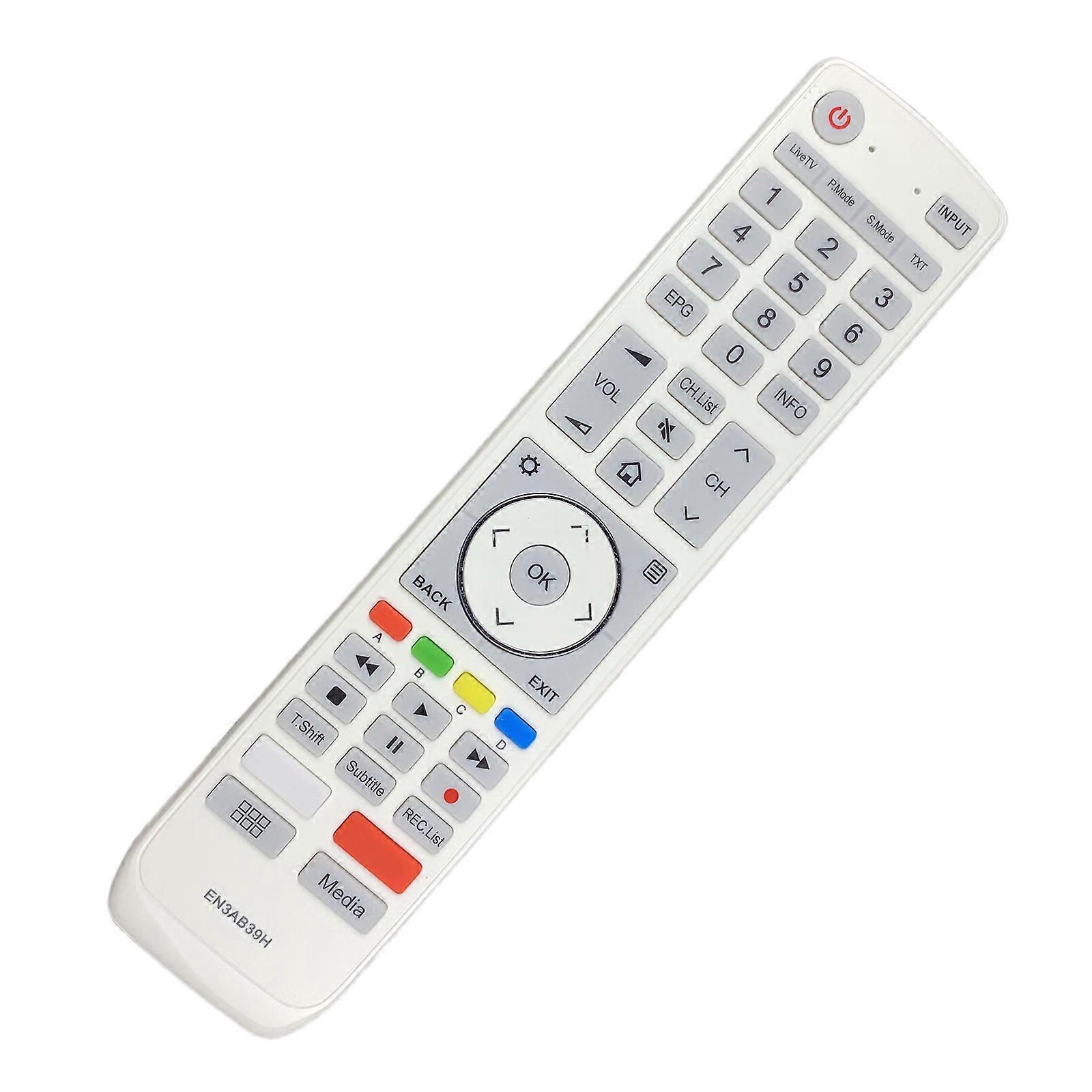 Remote with Voice Command Functionality Broad Compatibility and Comfortable Ergonomic Handling for Diverse Setting Multicolor