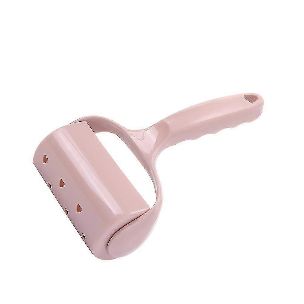 Solid Color Roller Lint Roller for Hair Removal with 6Pcs Pink Tools