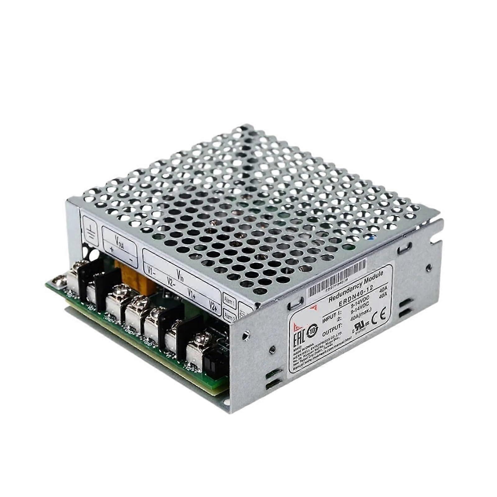 Switching Power Supply Redundancy Module 12V 24V 48V Stable Output Dual Input Enclosed Housing