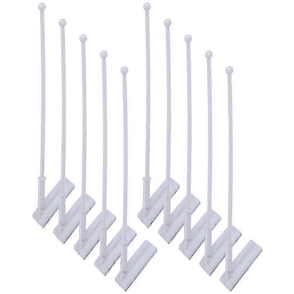 Plastic Vehicle Flagpole Car Flagpole for Auto Window Flag Support 40Pcs