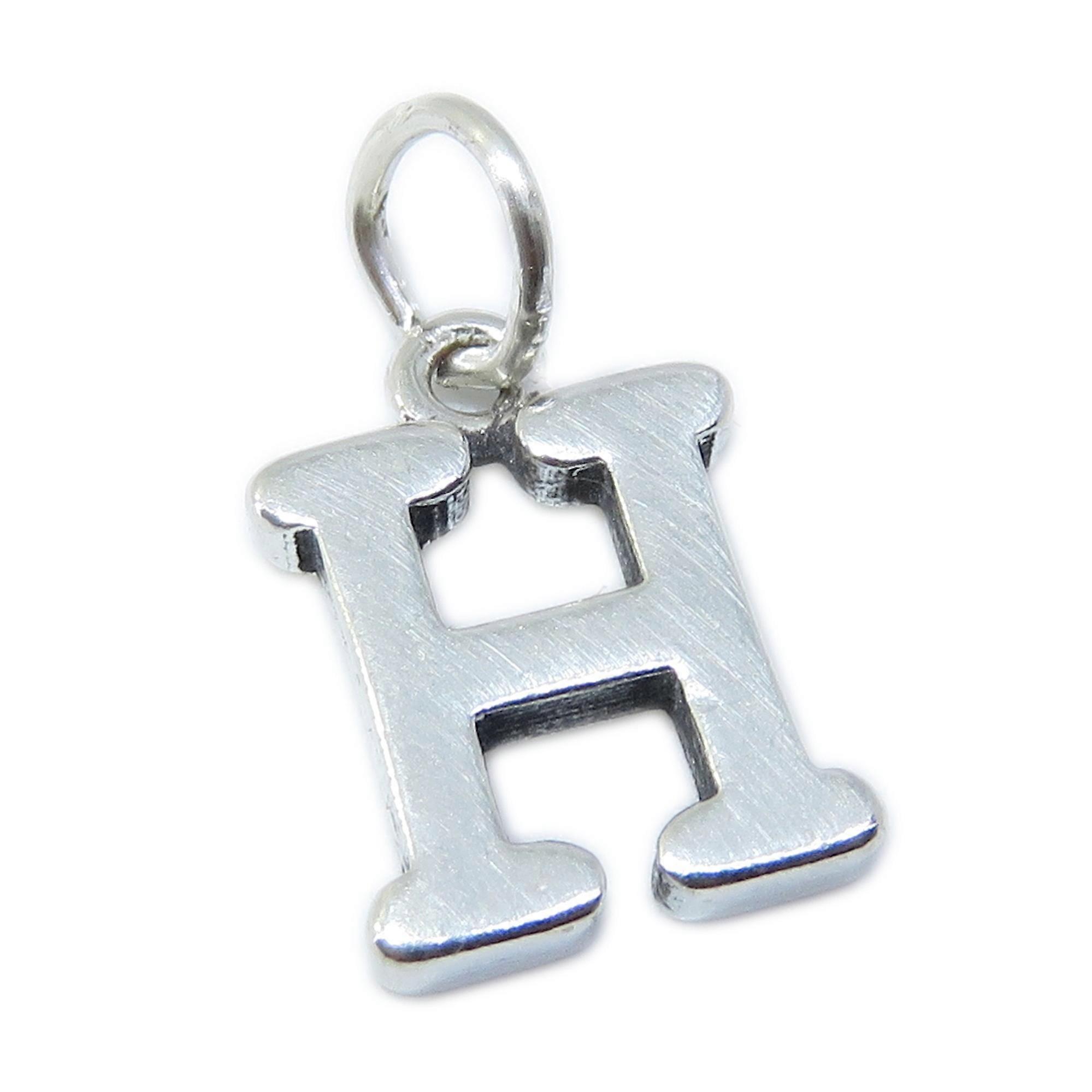 Letter H Initial H sterling silver charm .925 x 1 Initials charms