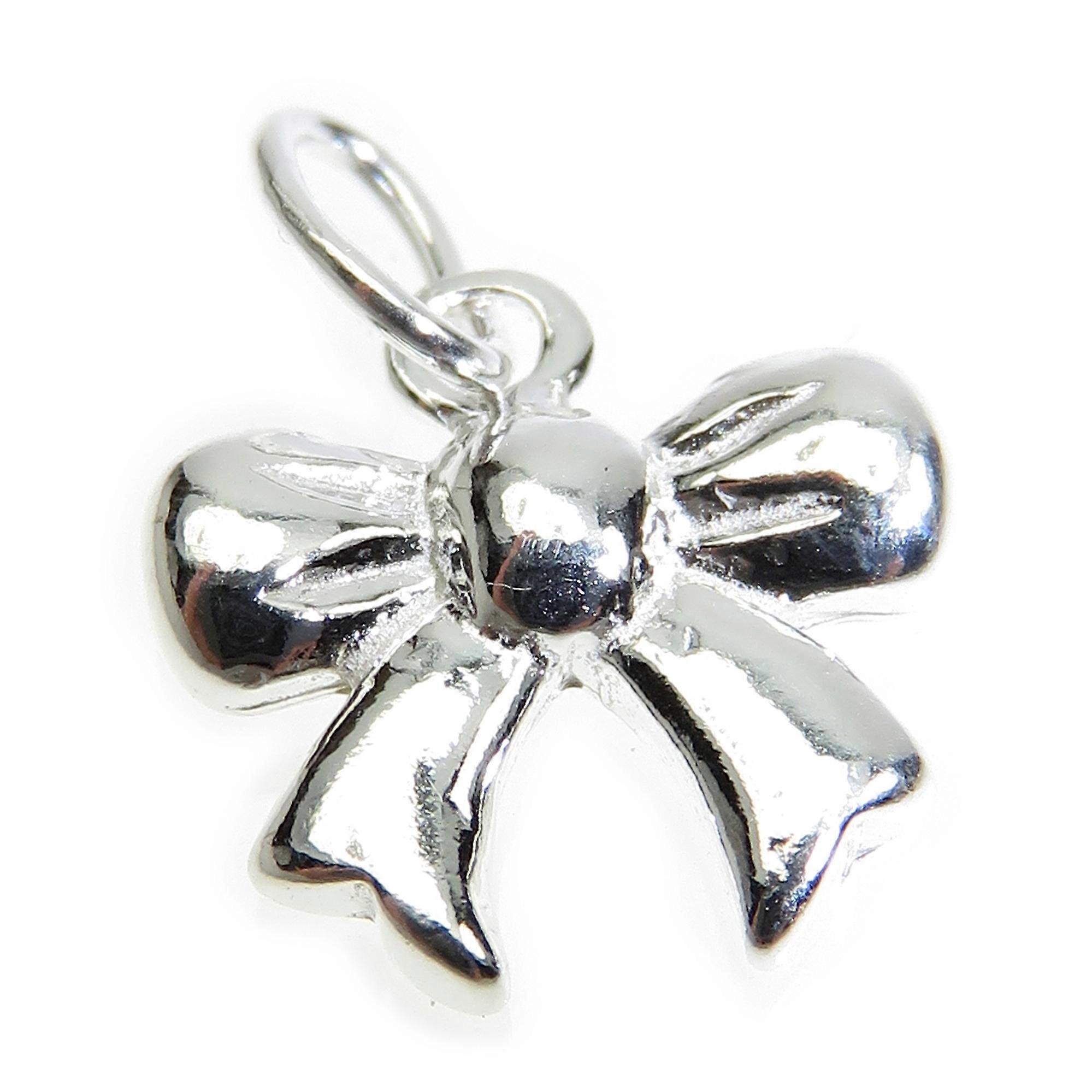 Bow TINY sterling silver charm .925 x 1 Pretty Bows charms