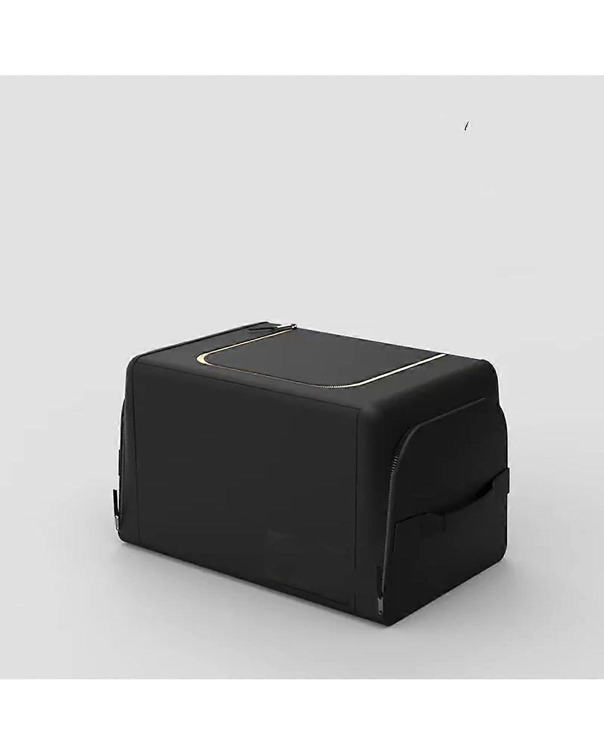 Large Capacity Car Trunk Organizer 30L Foldable Car Boot Storage Box with Secure Mesh for Universal Fit