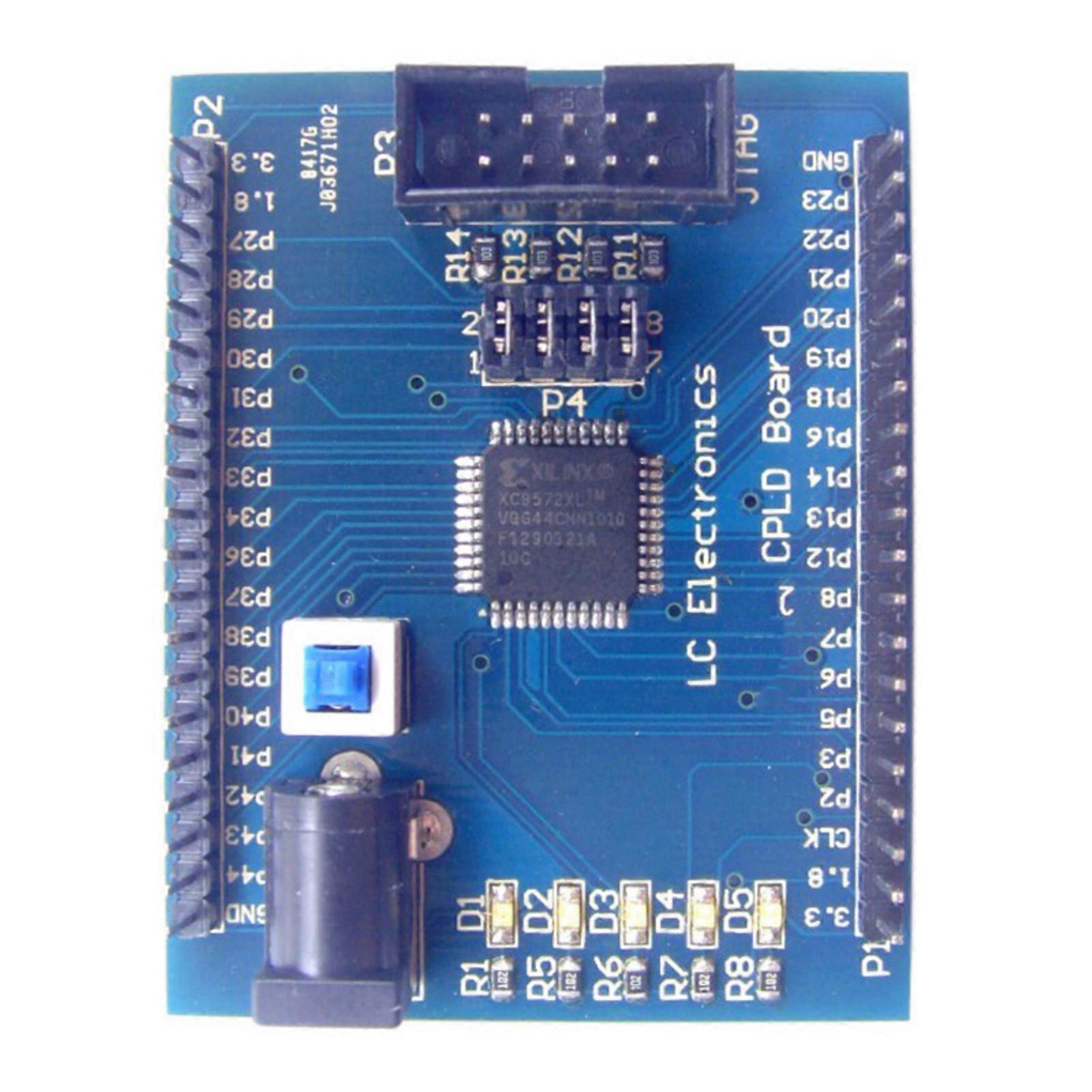 Reliable Learning Device XC2C32A CPLD Development Board with 4 Light Indicators For Digital Systems Experiments Multicolor