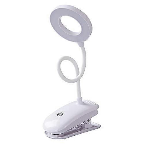 LED Reading Light, USB Rechargeable ClipOn Book Light with Flexible EyeCaring Lamp for Bedside