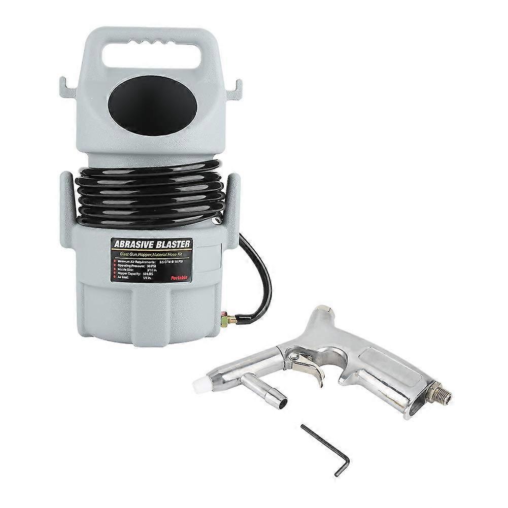 Sandblasting Kit Aluminium Alloy Pneumatic Gun for Fast Rust Removal and Small Surface Prep
