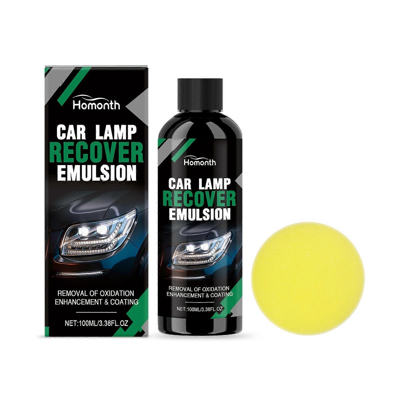 Homonth Car Headlight Maintenance Set Headlight Surface Cleaning Stain Removal Scratch Renovation Maintenance Set