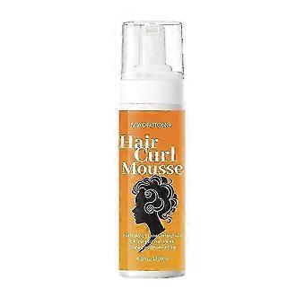 Hair Curl Mousse | Lightweight Curl-defining Foam For Bouncy Waves Curls | Moisture Lock, Frizz Control Shine Boost With Castor Oil | Uv Heat Pr