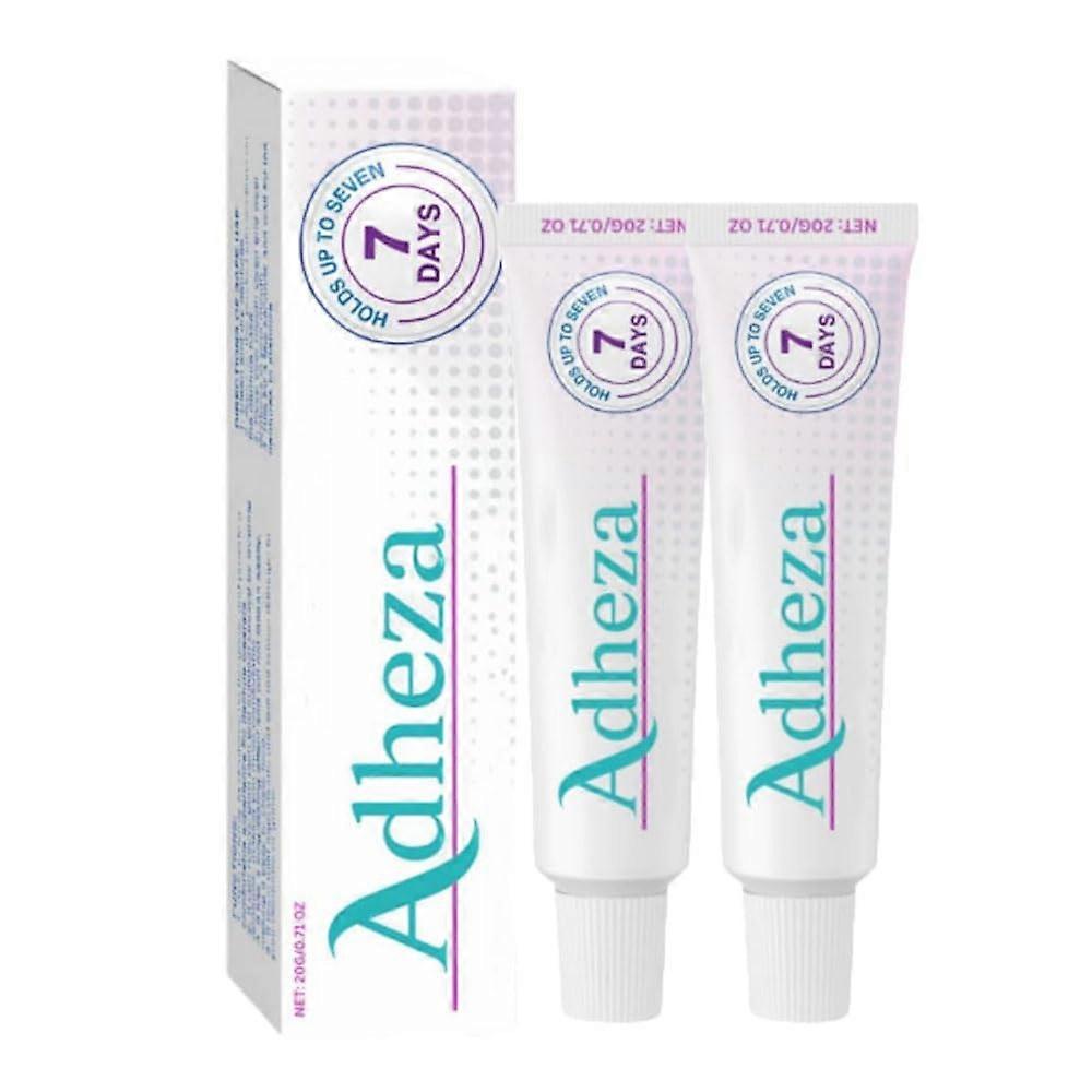 Denture Adhesive Cream Strong Hold for Secure Denture Fit and Teeth , Thermoplastic 2pcs