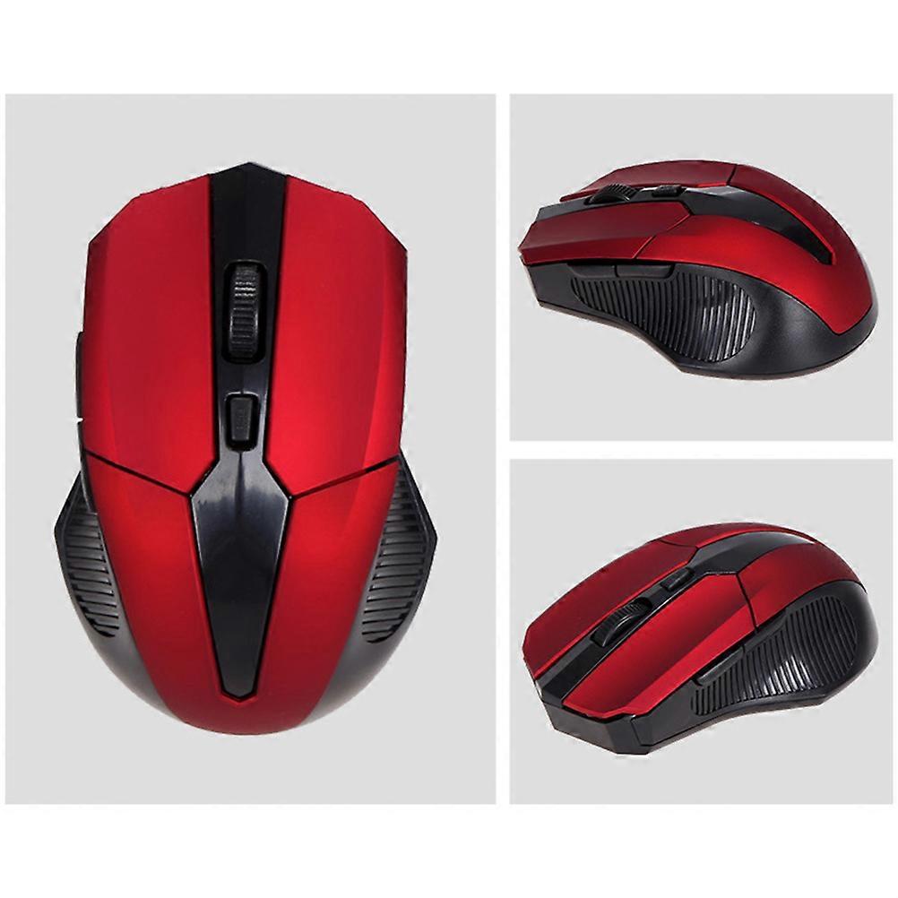 Wireless Game Mouse for Computer Use Lightweight Portable Mouse Red