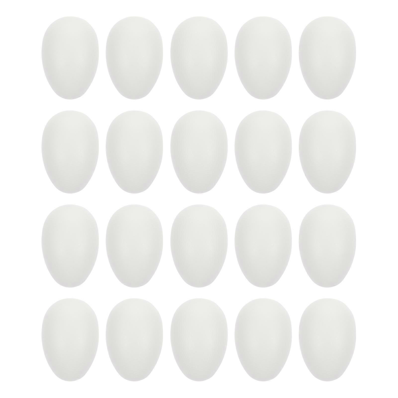 DIY Easter Egg Plastic Artificial Eggs for DIY Decoration 50Pcs Pack