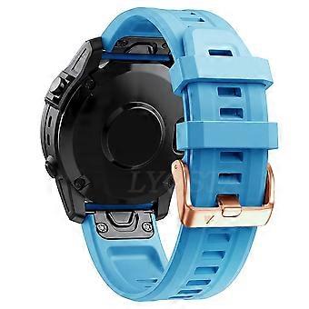Pink 20mm Silicone Quick Release Replacement Band for Garmin Fenix 7S 6S 5S and Descent Mk2S