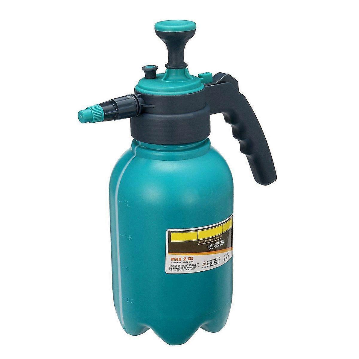 2.0L Handheld Garden Sprayer with Precise Spray Control, Manual Pump Pressure for Plants