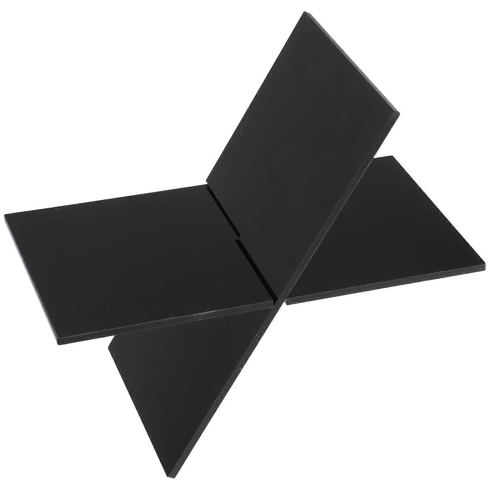 Desktop Open Magazine Display Stand Acrylic Book Holder for Storage 5Pcs