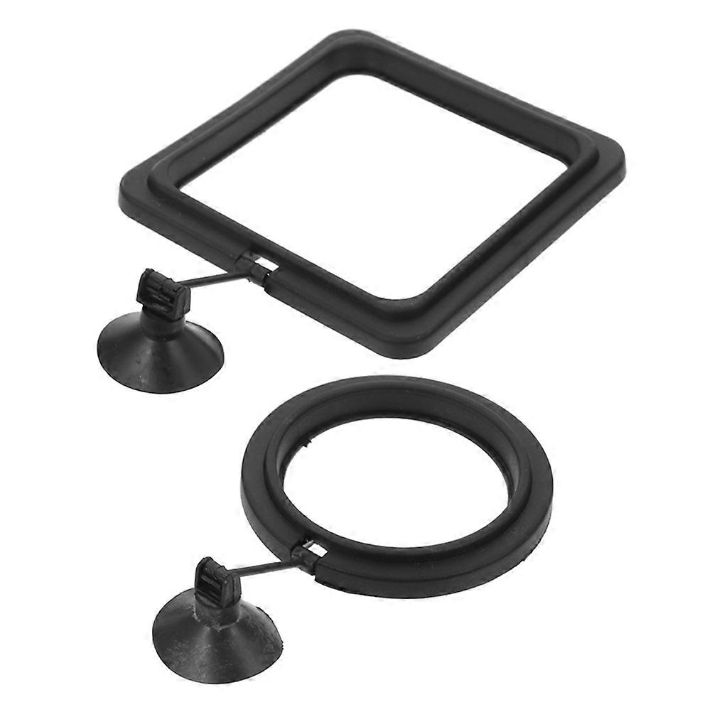 Portable Fish Feeder Ring Aquarium Feeding Supplies 10Pcs Set