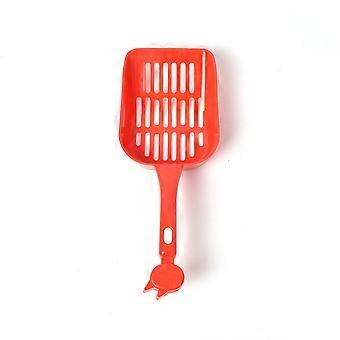 Cat Litter Scoop Plastic Long Handle for Cleaning Use 4Pcs Assorted Color
