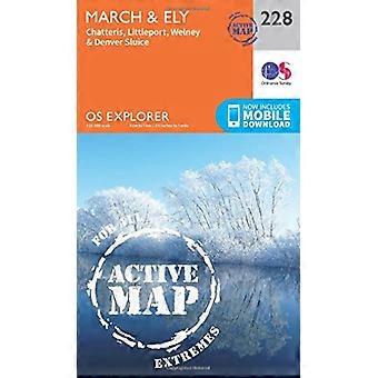 OS Explorer mapa activo (228) marzo y Ely (mapa activo OS Explorer)
