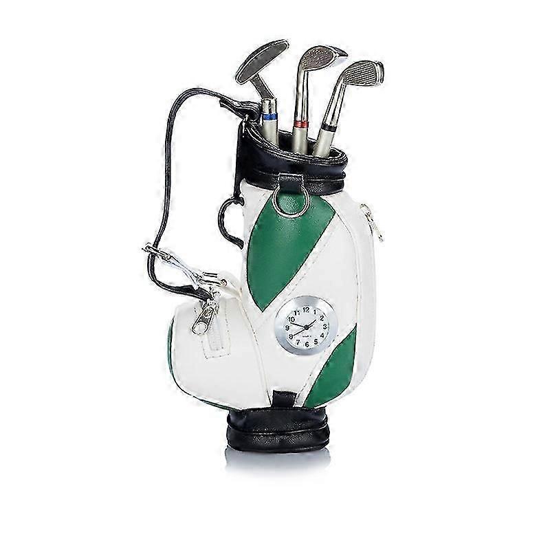 Golf Gift Pen Holder Creative Practical Gift With Three Neutral Pens (green)