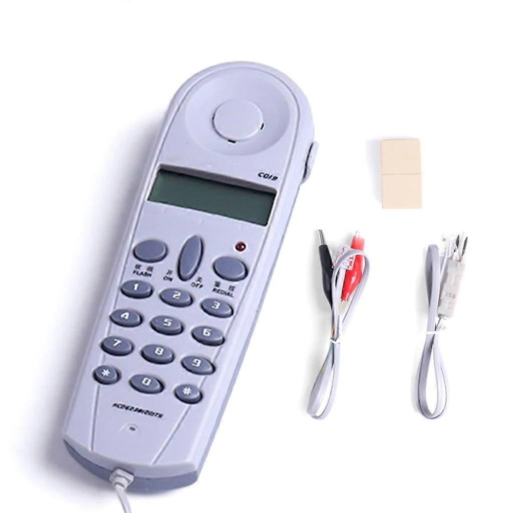 C019 Basic Trimlines Corded Phone, 13 Number Memory, Wall Mountable Phone