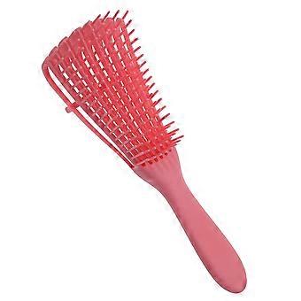 Detangler Brush for Curly Hair with Adjustable Bristle Spacing, Wet and Dry Knot Removal