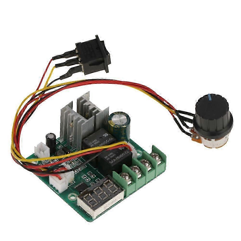 DC 6V-60V 0-100A Variable Speed Motor Controller Driver Control With Digit Display