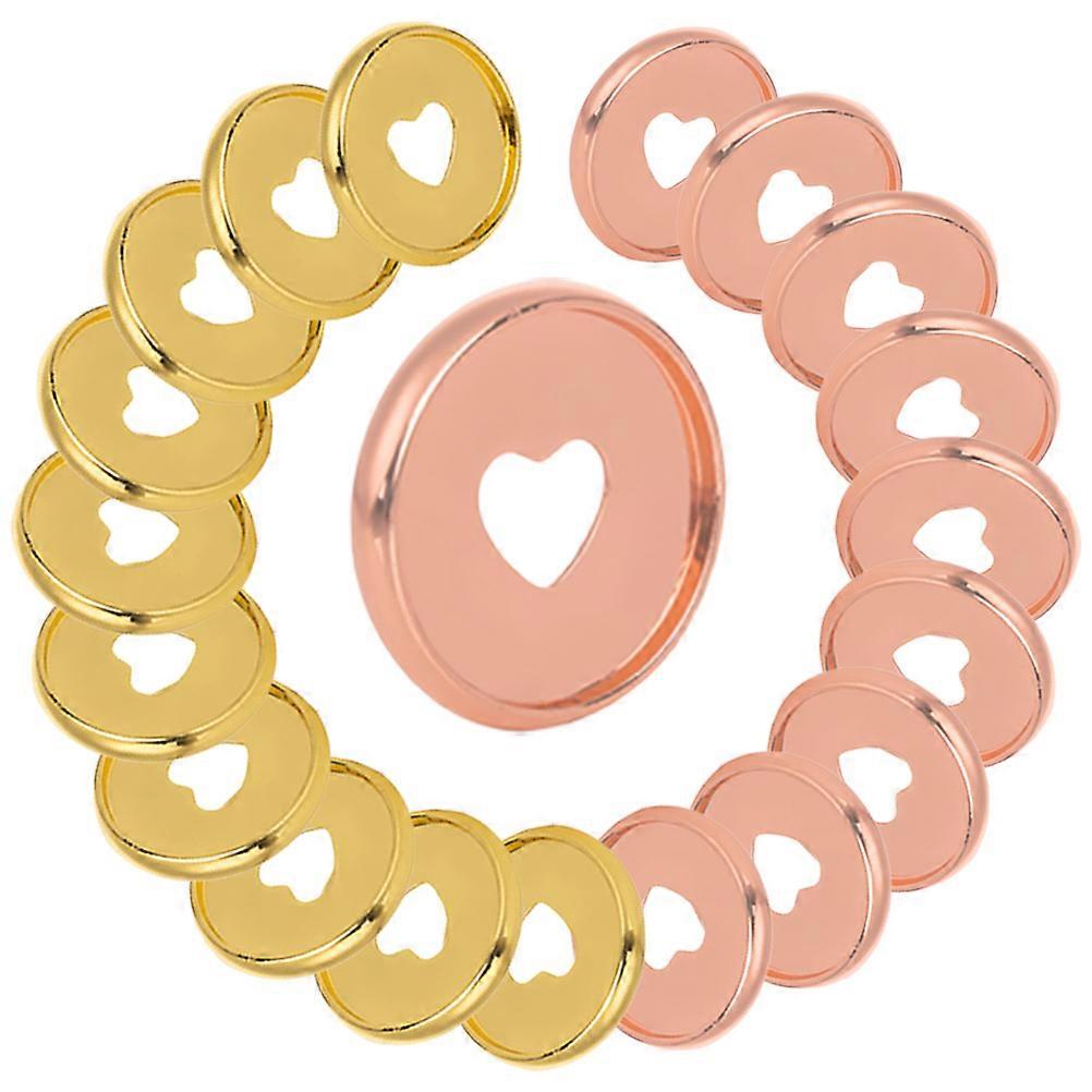 Notebook Binder Discs Loose-Leaf Binding Discs for Planner Use 20Pcs